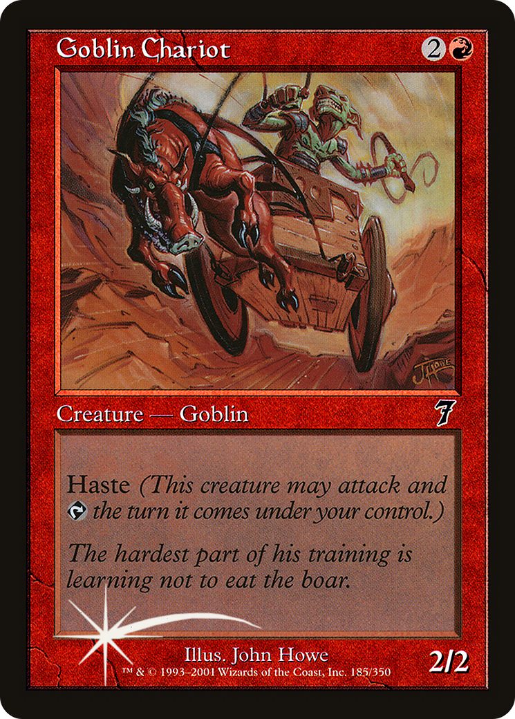 Goblin Chariot (7ED-185) [7th Edition] Foil MTG Single Wizards of the Coast