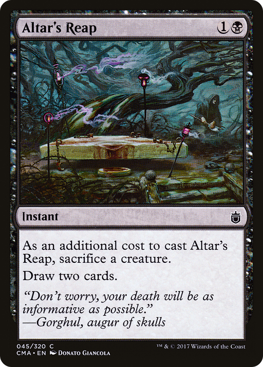 Altar's Reap (CMA-045) [Commander Anthology] MTG Single Wizards of the Coast