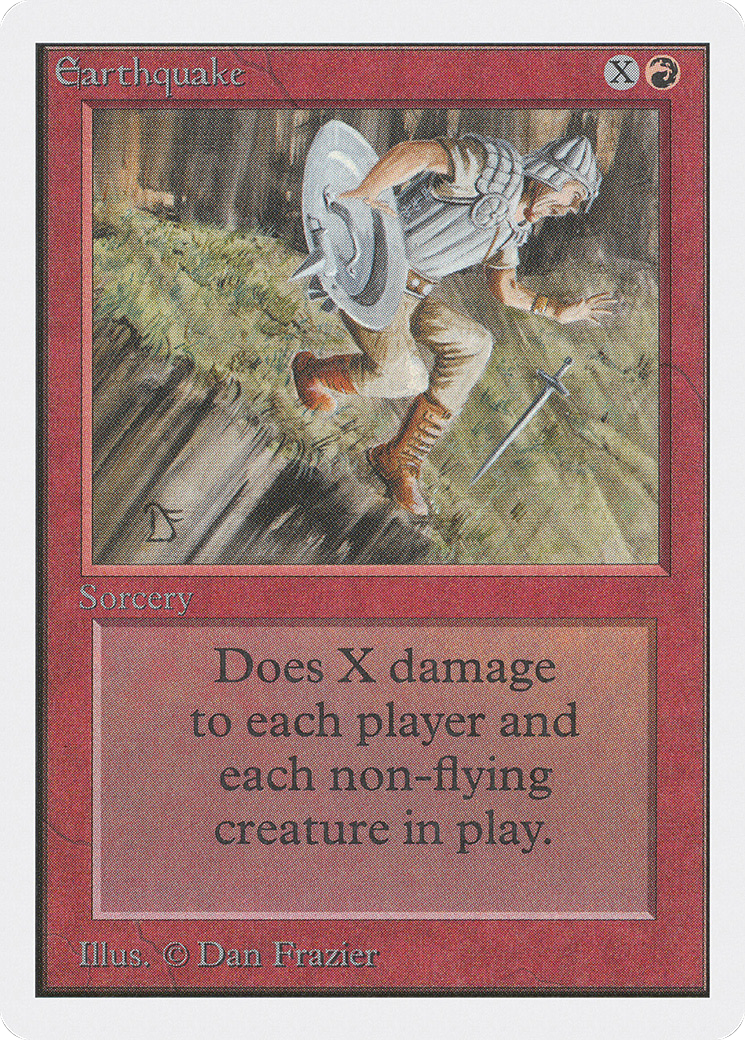 Earthquake (2ED-) [Oldschool] Unlimited Edition MTG Single Wizards of the Coast
