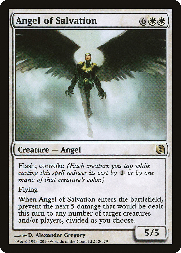 Angel of Salvation (DDF-020) [Misc] Duel Decks: Elspeth vs. Tezzeret MTG Single Wizards of the Coast