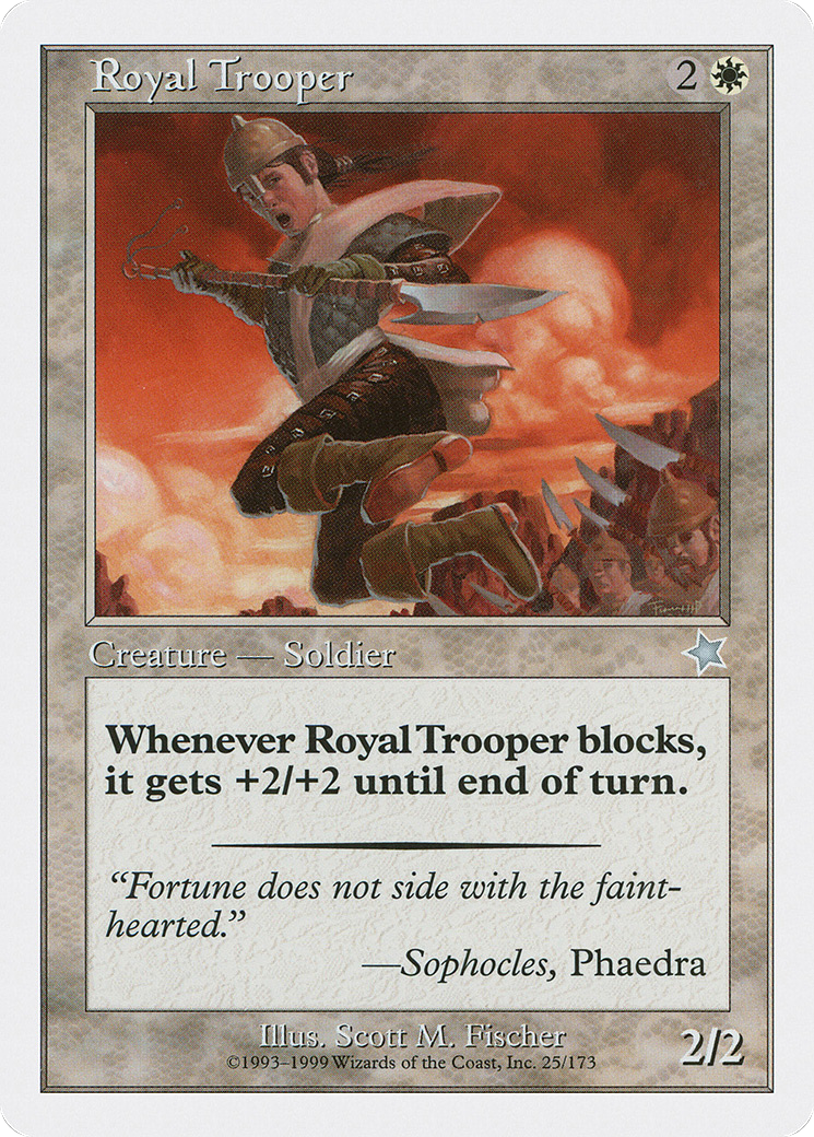Royal Trooper (S99-025) [Misc] Starter 1999 MTG Single Wizards of the Coast