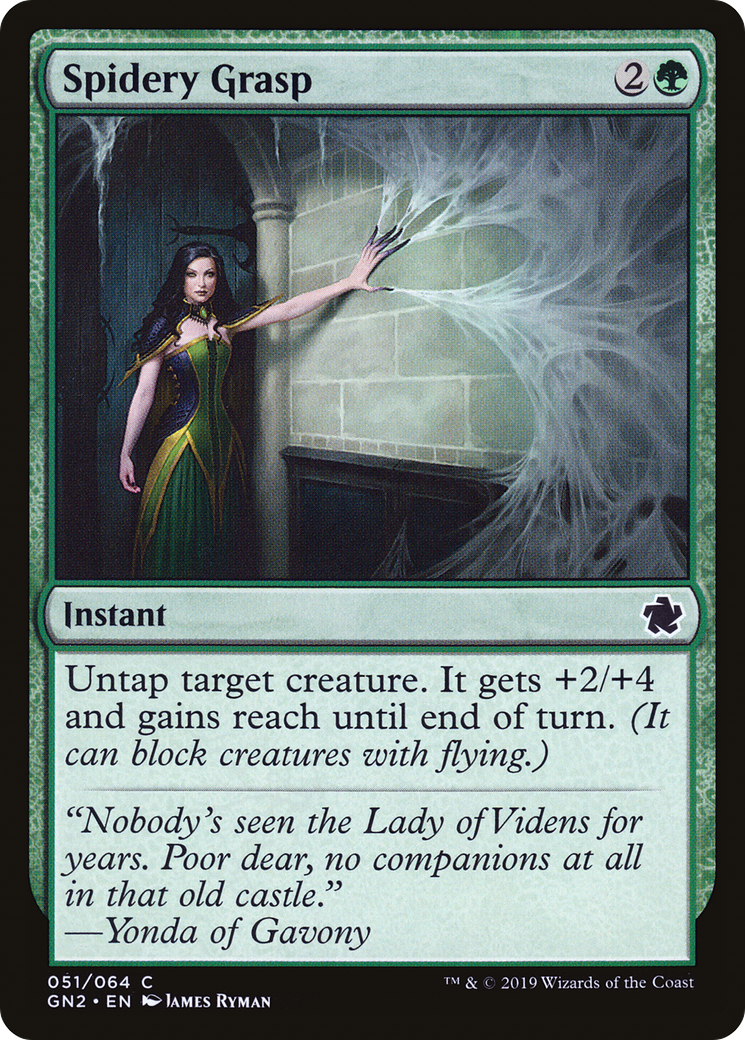 Spidery Grasp (GN2-051) [Misc] Game Night 2019 MTG Single Wizards of the Coast