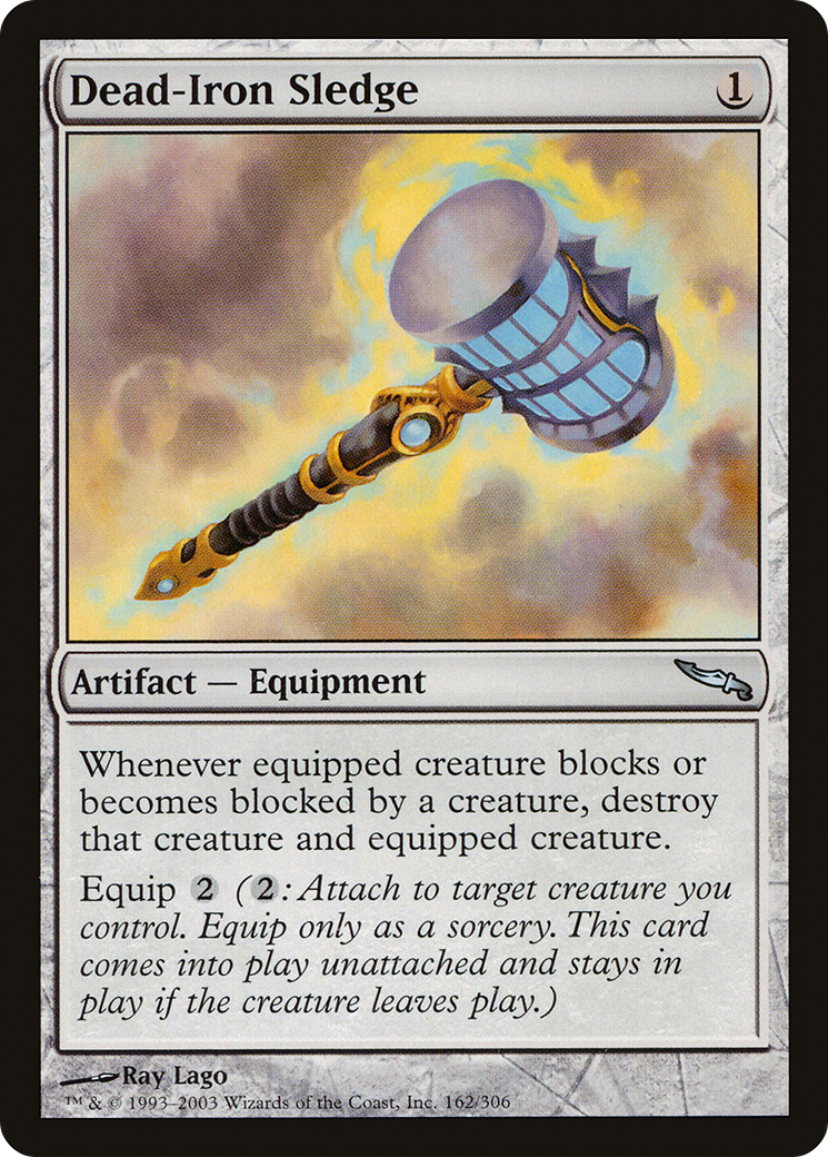 Dead-Iron Sledge (MRD-162) [Mirrodin] Foil MTG Single Wizards of the Coast