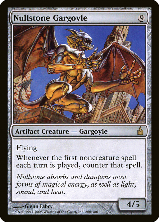 Nullstone Gargoyle (RAV-266) [Ravnica: City of Guilds] Foil MTG Single Wizards of the Coast