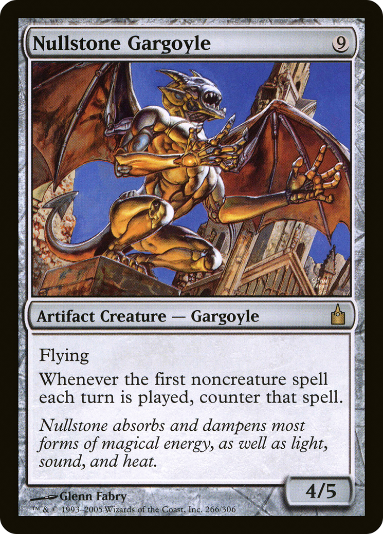 Nullstone Gargoyle (RAV-266) [Ravnica: City of Guilds] MTG Single Wizards of the Coast