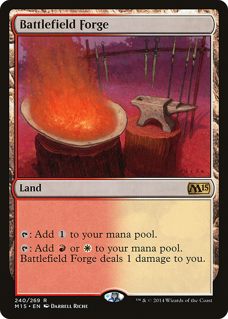 Battlefield Forge (M15-240) [Magic 2015] MTG Single Wizards of the Coast
