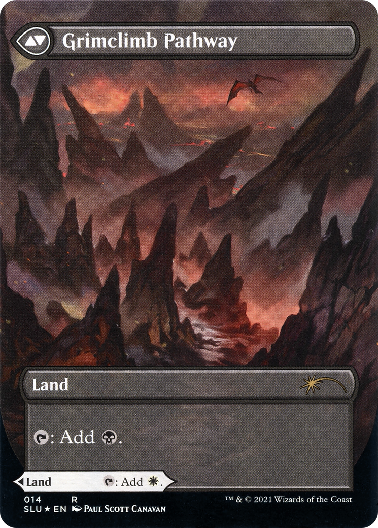 Brightclimb Pathway (SLU-014) [Secret Lair] Ultimate Edition (Showcase) (Borderless) Foil MTG Single Wizards of the Coast