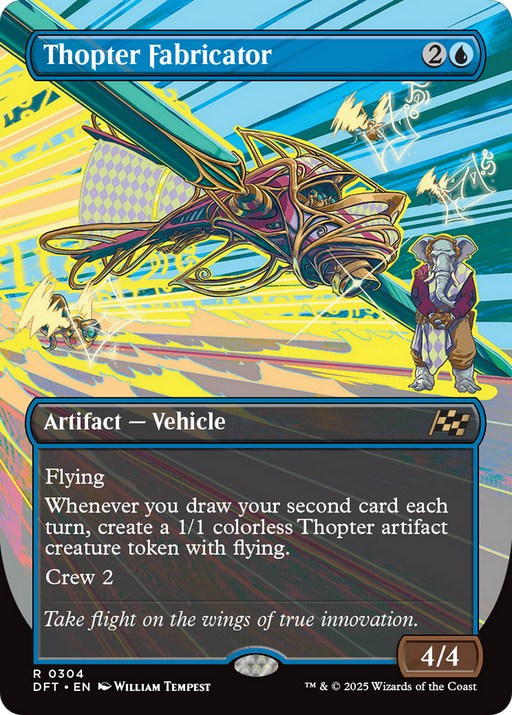 Thopter Fabricator (DFT-304) [Aetherdrift] (Borderless) MTG Single Wizards of the Coast