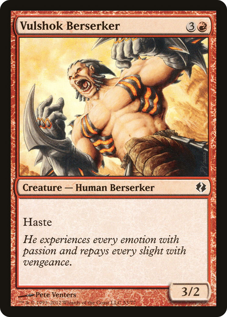 Vulshok Berserker (DDI-053) [Misc] Duel Decks: Venser vs. Koth MTG Single Wizards of the Coast