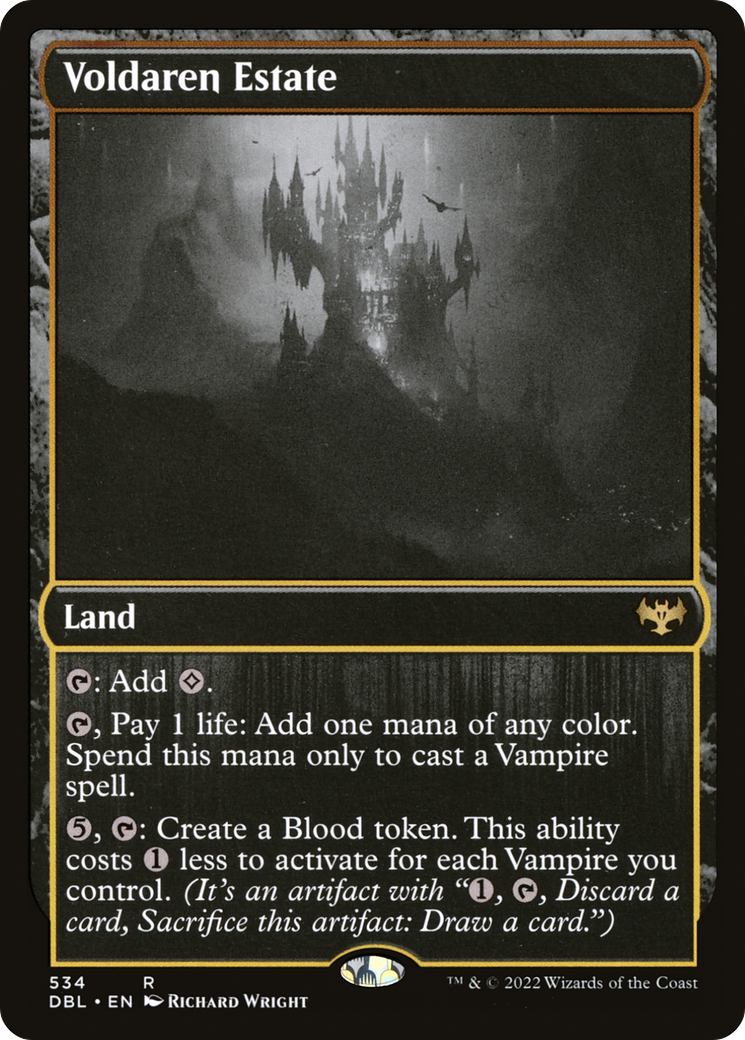 Voldaren Estate (DBL-534) [Innistrad: Double Feature] Foil MTG Single Wizards of the Coast