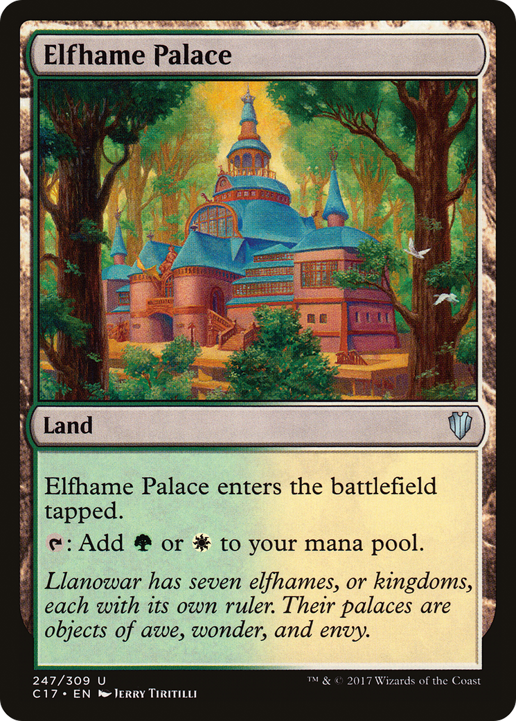 Elfhame Palace (C17-247) [Commander 2017] MTG Single Wizards of the Coast