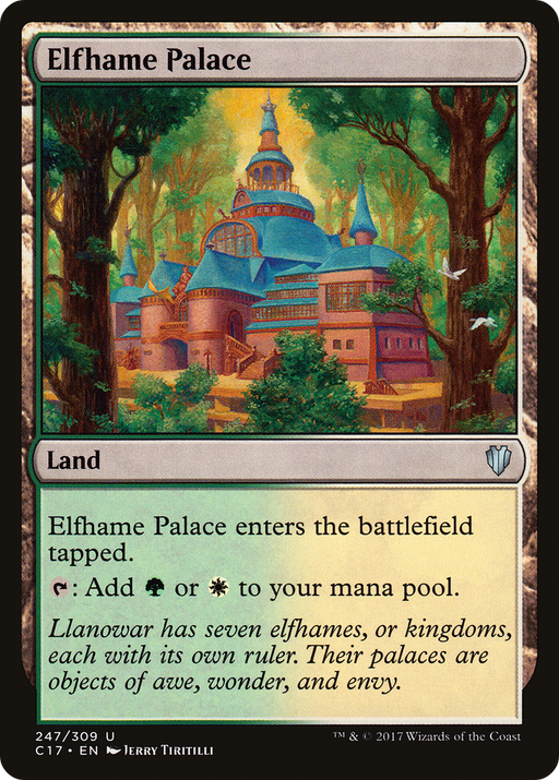Elfhame Palace (C17-247) [Commander 2017] MTG Single Wizards of the Coast