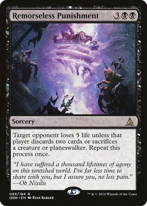 Remorseless Punishment (OGW-089) [Oath of the Gatewatch] MTG Single Wizards of the Coast