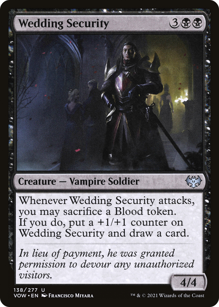 Wedding Security (VOW-138) [Innistrad: Crimson Vow] MTG Single Wizards of the Coast
