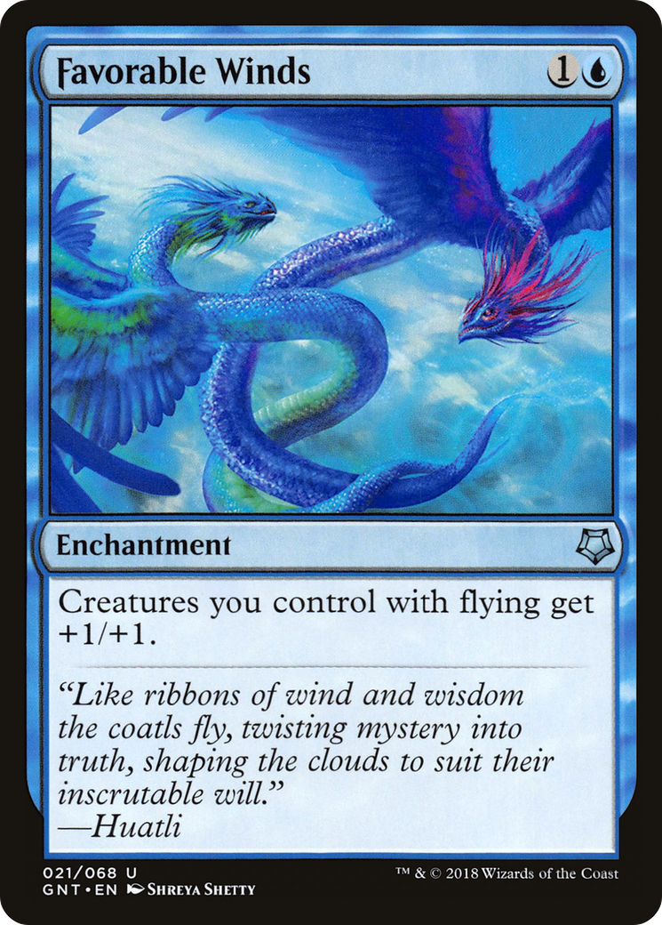 Favorable Winds (GNT-021) [Misc] Game Night MTG Single Wizards of the Coast