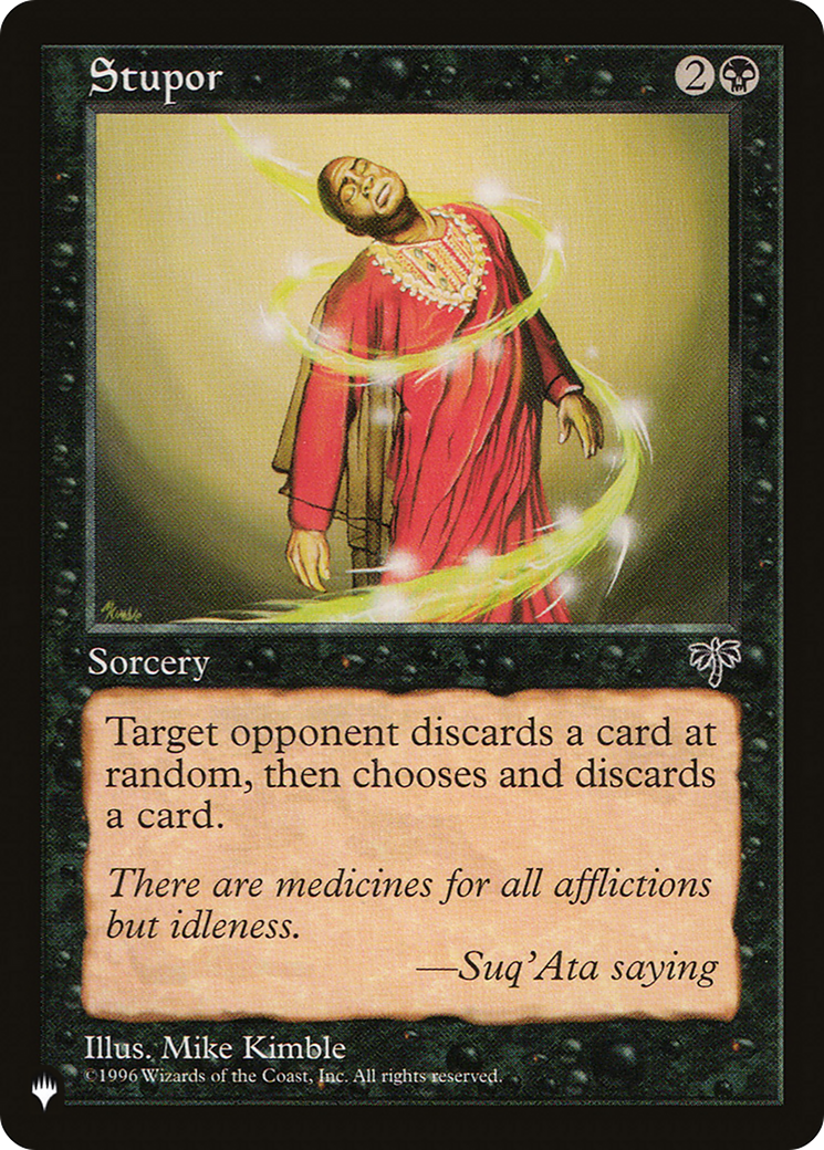 Stupor (LIST-MIR-147) [Mystery Booster] The List MTG Single Wizards of the Coast