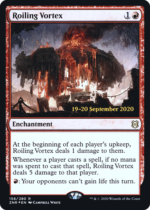 Roiling Vortex (PRE-156) [Zendikar Rising Promos] Foil MTG Single Wizards of the Coast