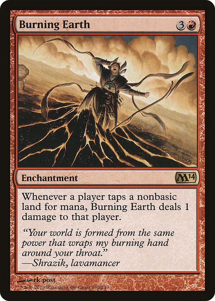 Burning Earth (M14-130) [Magic 2014] MTG Single Wizards of the Coast