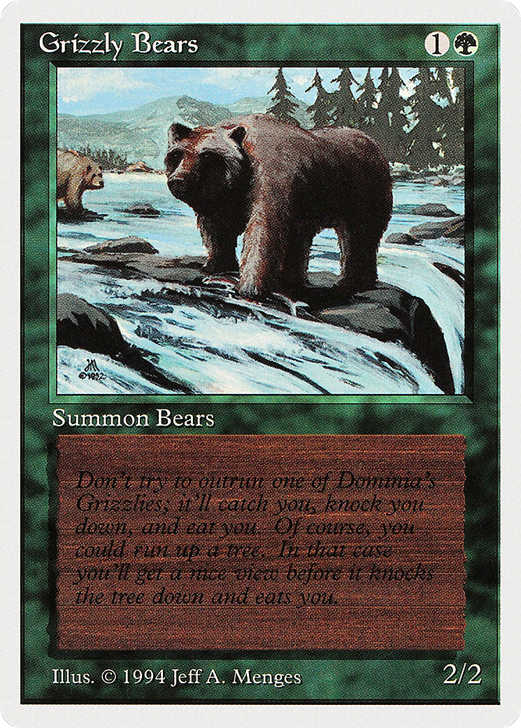 Grizzly Bears (SUM-201) [Misc] Summer Magic / Edgar MTG Single Wizards of the Coast