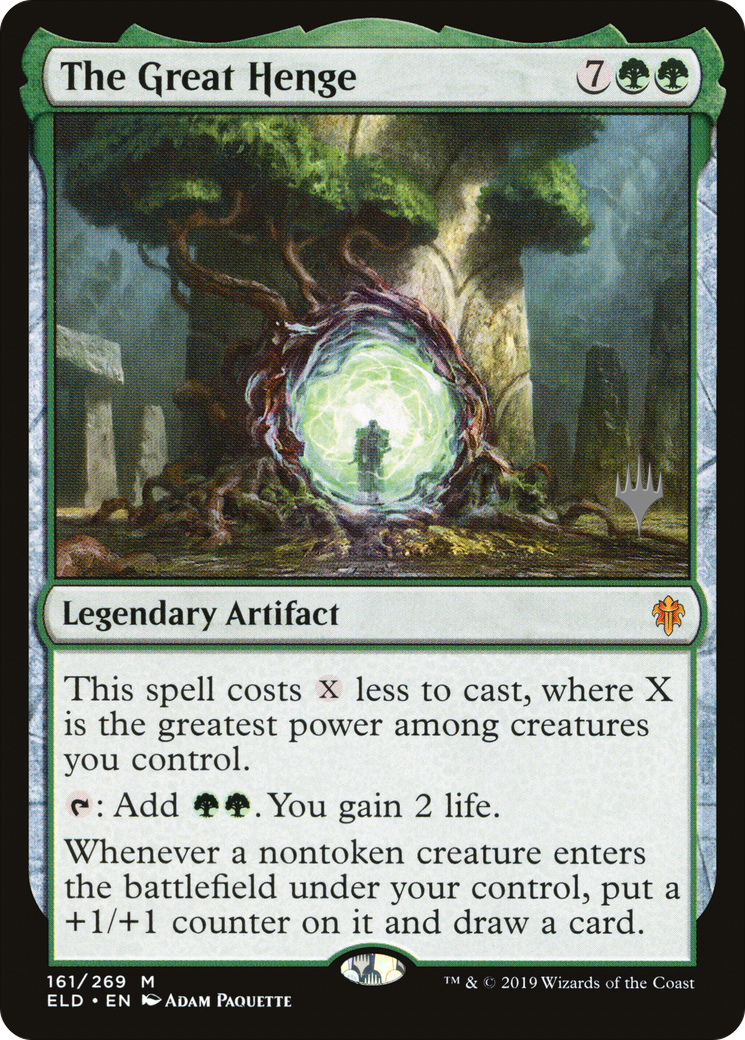 The Great Henge (PPELD-161) [Throne of Eldraine Promos] Foil MTG Single Wizards of the Coast
