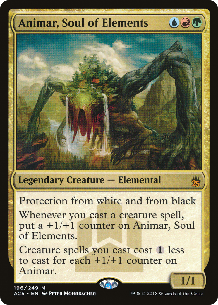 Animar, Soul of Elements (A25-196) [Masters 25] Foil MTG Single Wizards of the Coast