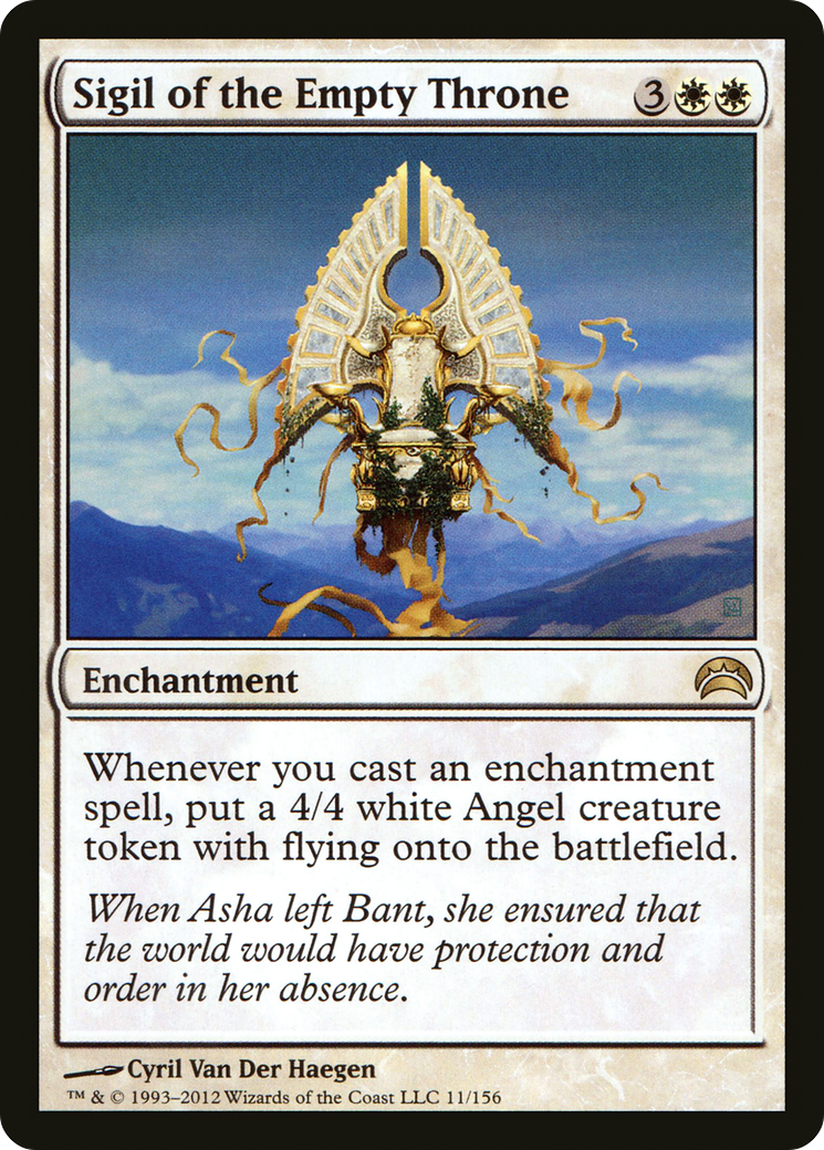 Sigil of the Empty Throne [Planechase 2012] MTG Single Magic: The Gathering