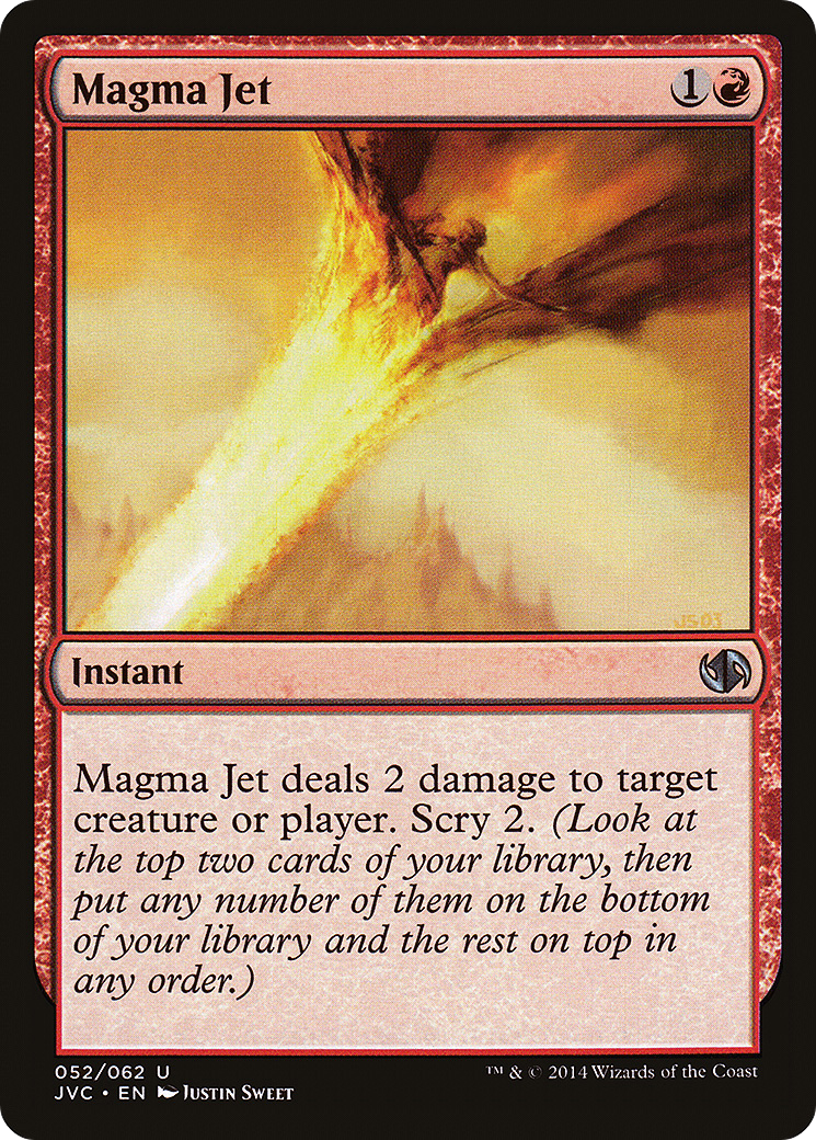 Magma Jet (DD3-052) [Misc] Duel Decks Anthology: Jace vs. Chandra MTG Single Wizards of the Coast