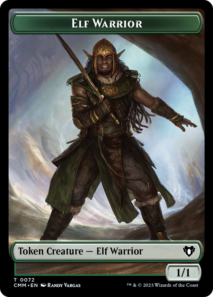 Elf Warrior (TCMM-072) [Tokens] Commander Masters Tokens MTG Single Wizards of the Coast
