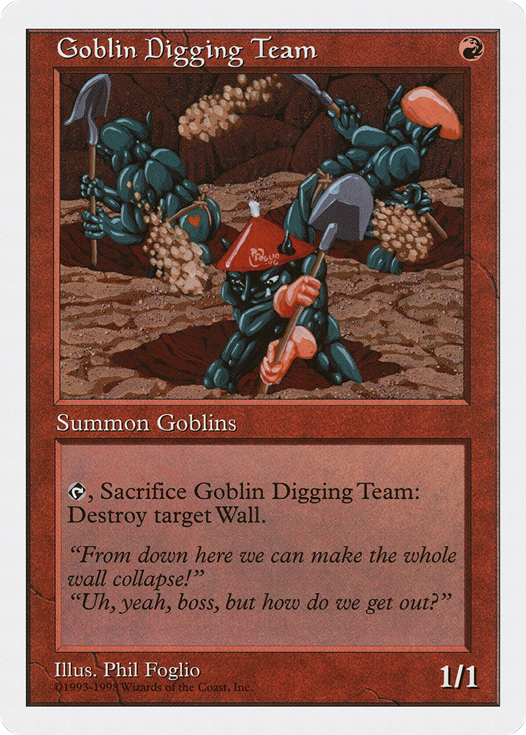 Goblin Digging Team (ATH-031) [Anthologies] MTG Single Wizards of the Coast