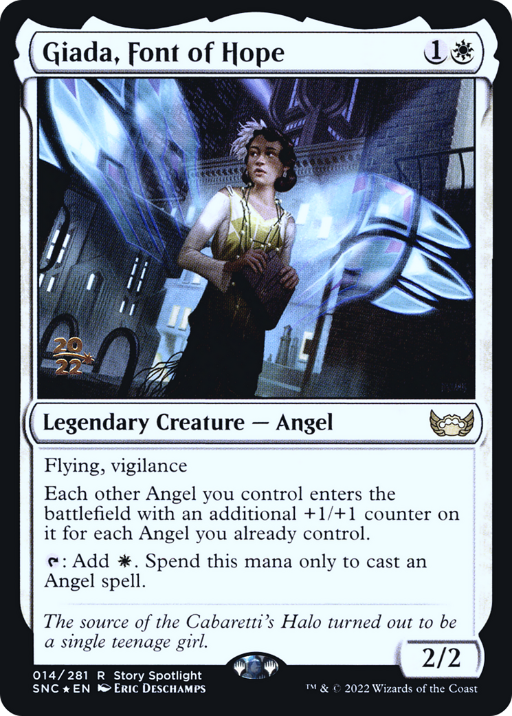Giada, Font of Hope (SNC) (PRE-014) [Streets of New Capenna Promos] Foil MTG Single Wizards of the Coast