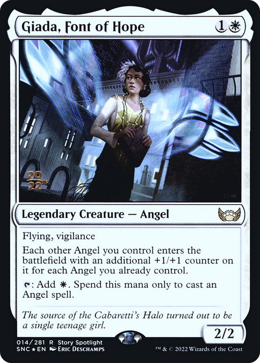 Giada, Font of Hope (SNC) (PRE-014) [Streets of New Capenna Promos] Foil MTG Single Wizards of the Coast