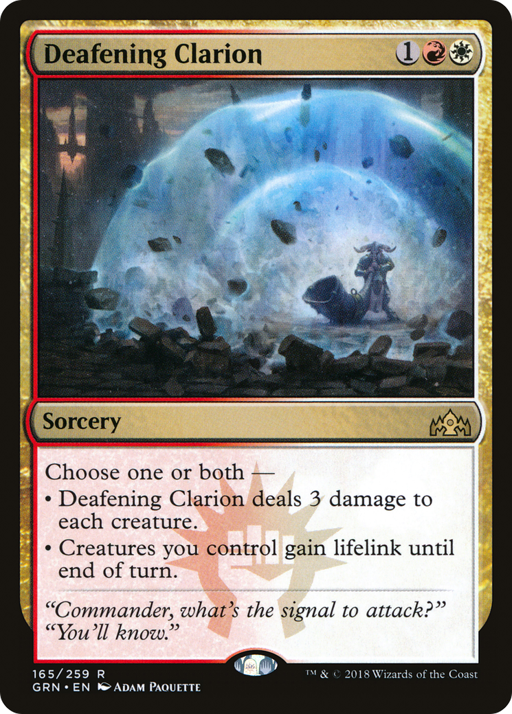 Deafening Clarion (GRN-165) [Guilds of Ravnica] MTG Single Wizards of the Coast