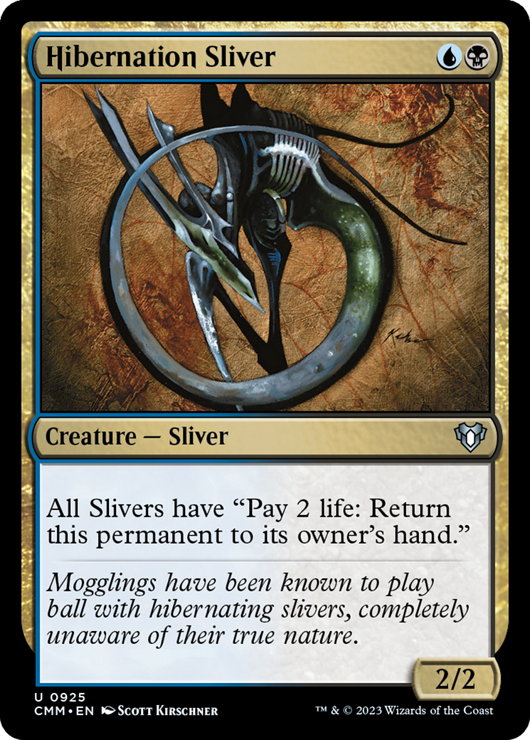 Hibernation Sliver (CMM-925) [Commander Masters] MTG Single Wizards of the Coast