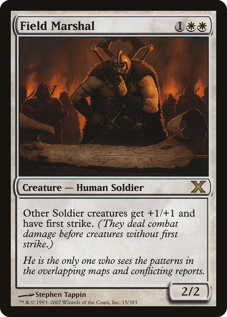 Field Marshal (10E-015) [Tenth Edition] MTG Single Wizards of the Coast