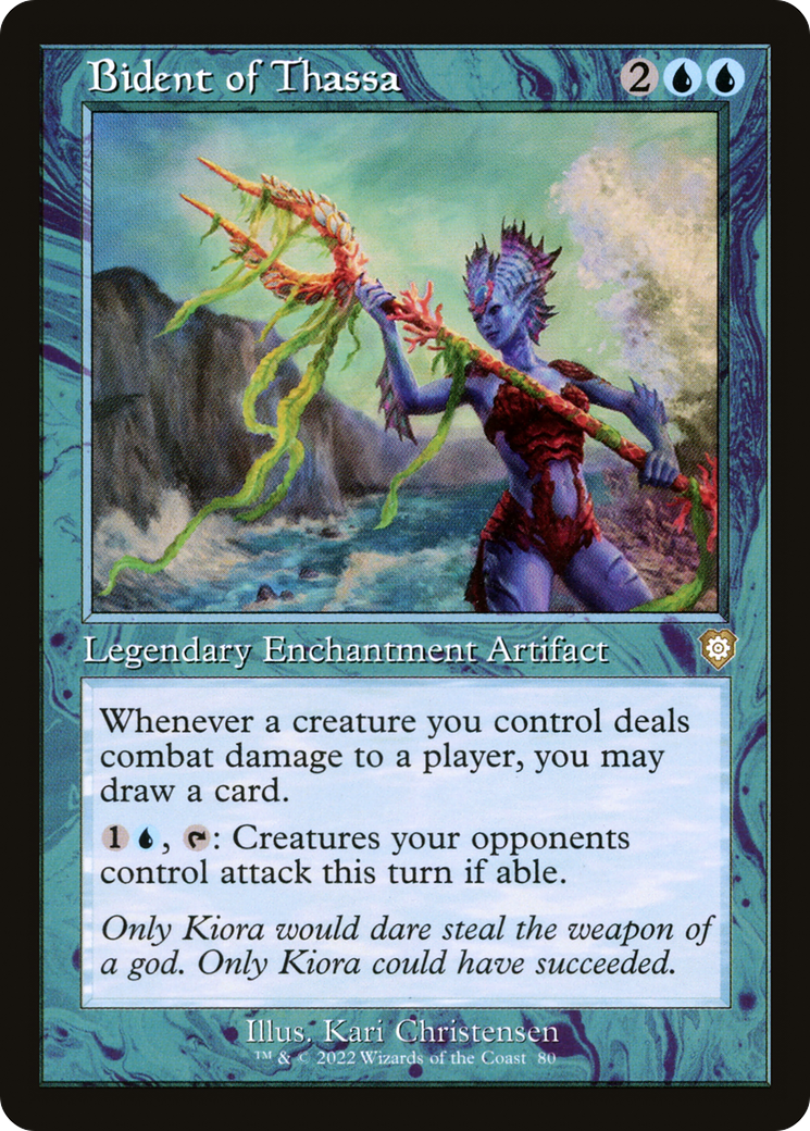 Bident of Thassa (BRC-080) [The Brothers' War Commander] MTG Single Wizards of the Coast
