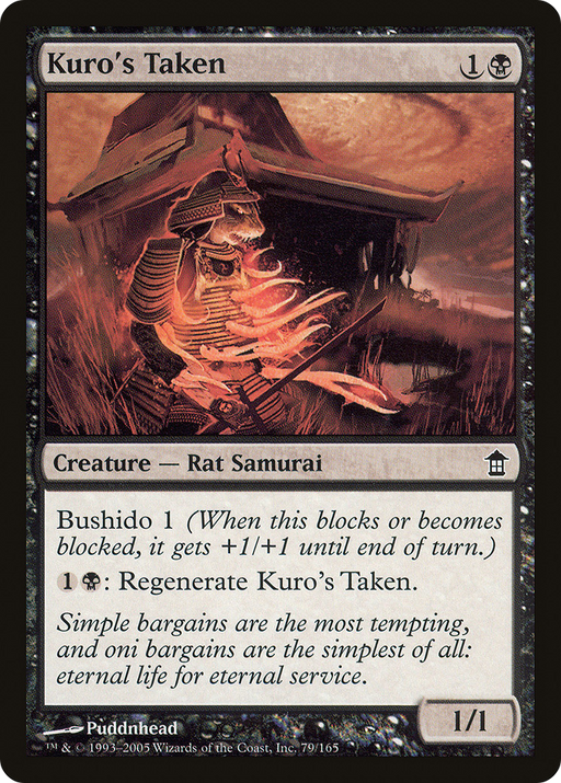 Kuro's Taken (SOK-079) [Saviors of Kamigawa] MTG Single Wizards of the Coast