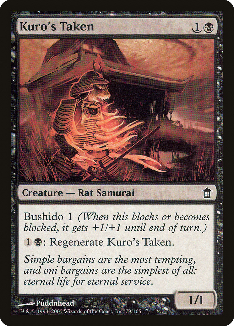 Kuro's Taken (SOK-079) [Saviors of Kamigawa] Foil MTG Single Wizards of the Coast
