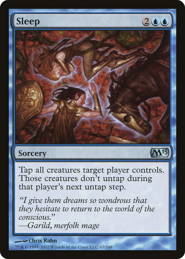 Sleep (M13-067) [Magic 2013] Foil MTG Single Wizards of the Coast