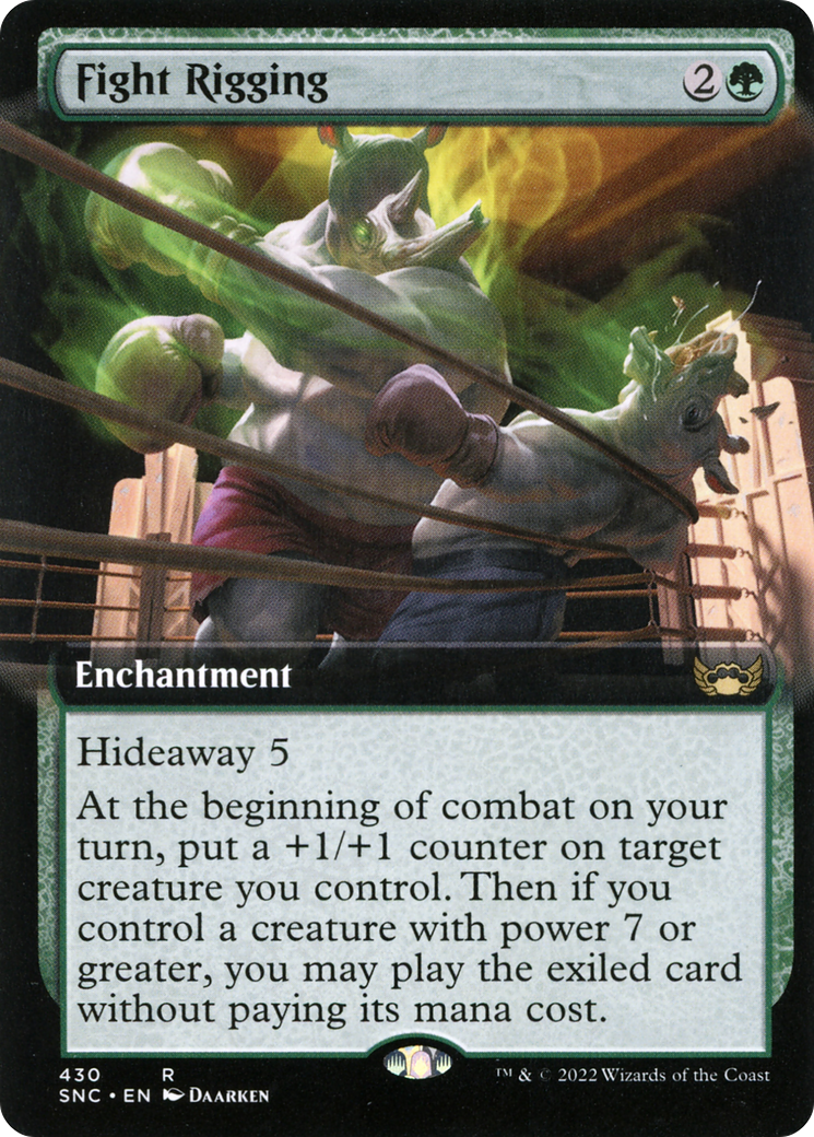 Fight Rigging (SNC-430) [Streets of New Capenna] (Extended Art) Foil MTG Single Wizards of the Coast