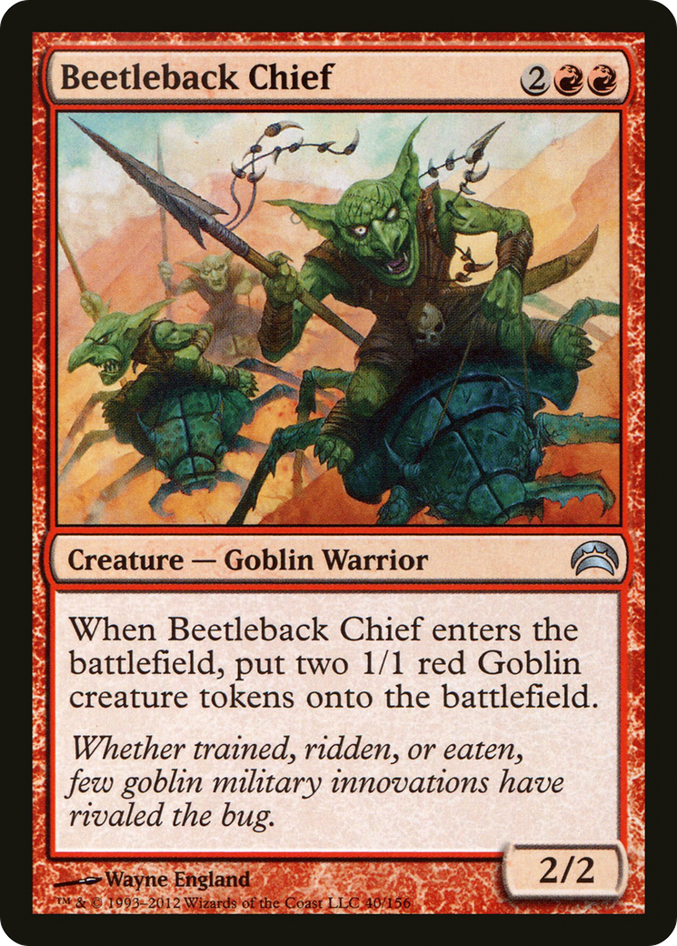 Beetleback Chief (PC2-040) [Misc] Planechase 2012 MTG Single Wizards of the Coast