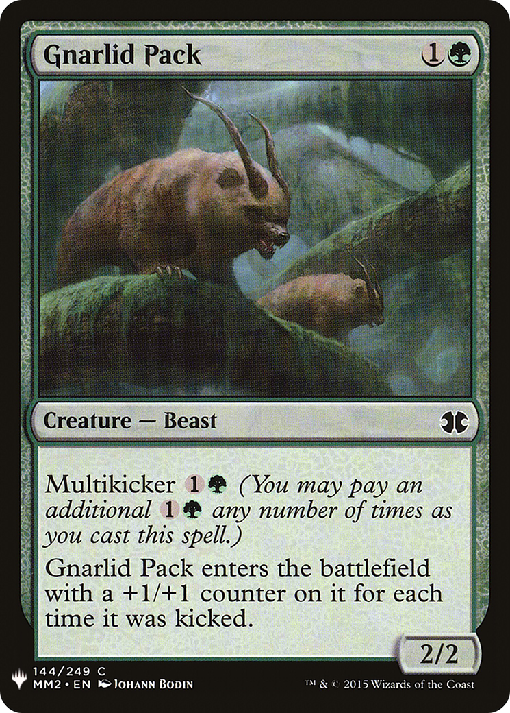 Gnarlid Pack (LIST-144) [Mystery Booster] The List MTG Single Wizards of the Coast
