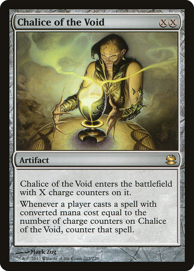 Chalice of the Void (MMA-203) [Modern Masters] Foil MTG Single Wizards of the Coast