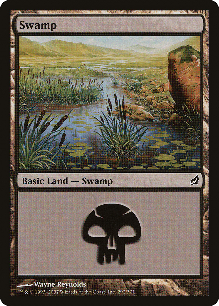 Swamp (LRW-292) [Lorwyn] Foil MTG Single Wizards of the Coast