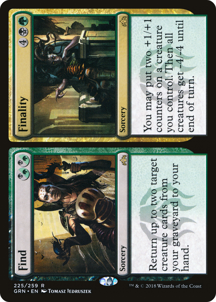 Find // Finality (GRN-225) [Guilds of Ravnica] Foil MTG Single Wizards of the Coast