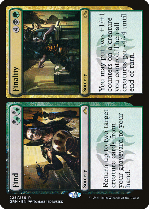 Find // Finality (GRN-225) [Guilds of Ravnica] Foil MTG Single Wizards of the Coast