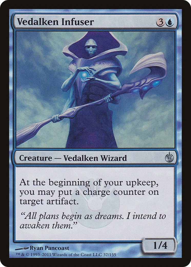 Vedalken Infuser (MBS-037) [Mirrodin Besieged] Foil MTG Single Wizards of the Coast