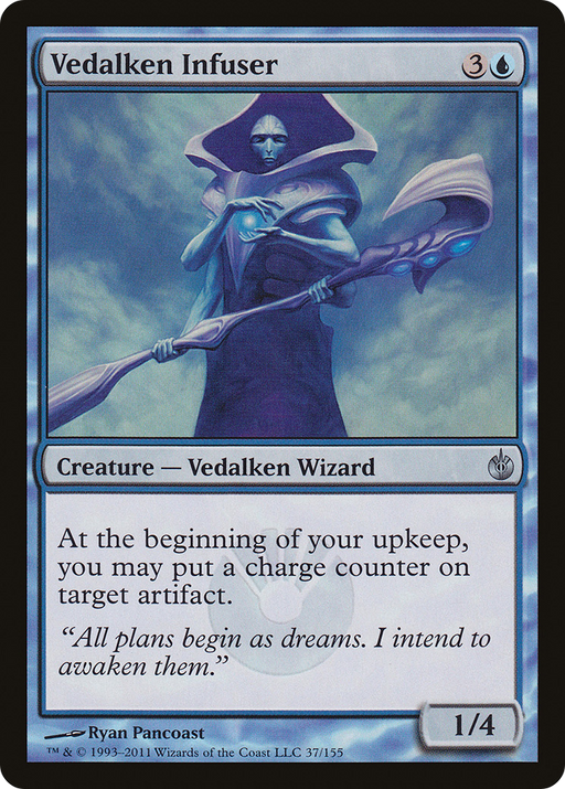 Vedalken Infuser (MBS-037) [Mirrodin Besieged] MTG Single Wizards of the Coast