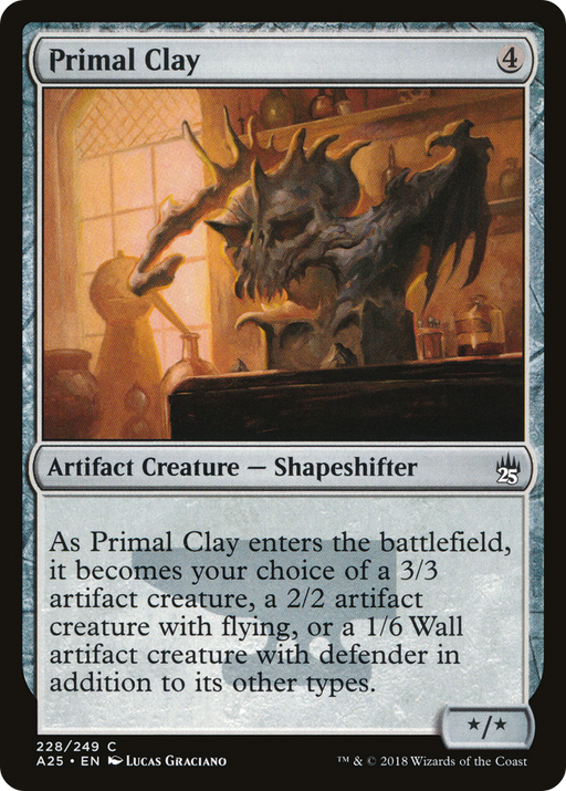 Primal Clay (A25-228) [Masters 25] Foil MTG Single Wizards of the Coast