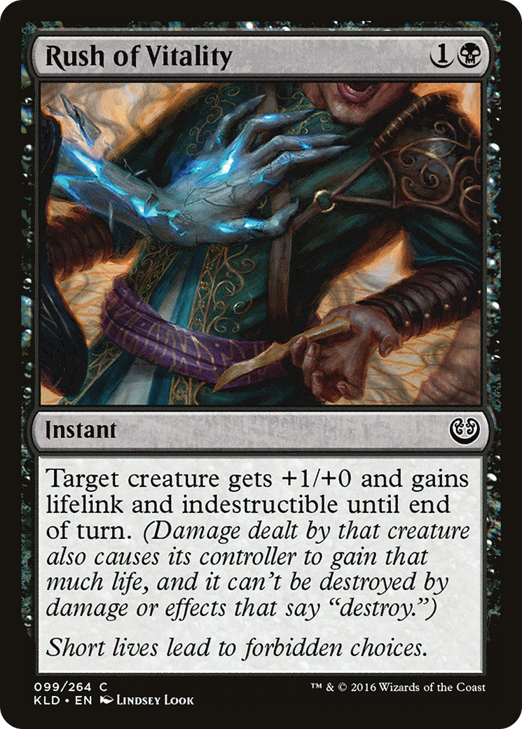 Rush of Vitality (KLD-099) [Kaladesh] MTG Single Wizards of the Coast