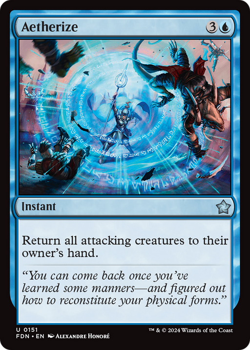 Aetherize (FDN-151) [Foundations] MTG Single Wizards of the Coast